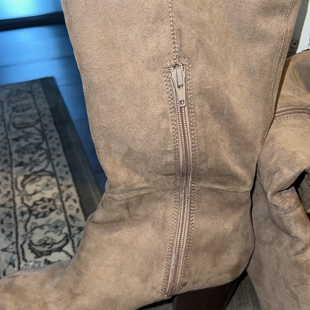 Tan Suede Boots - Picture 8 of 13